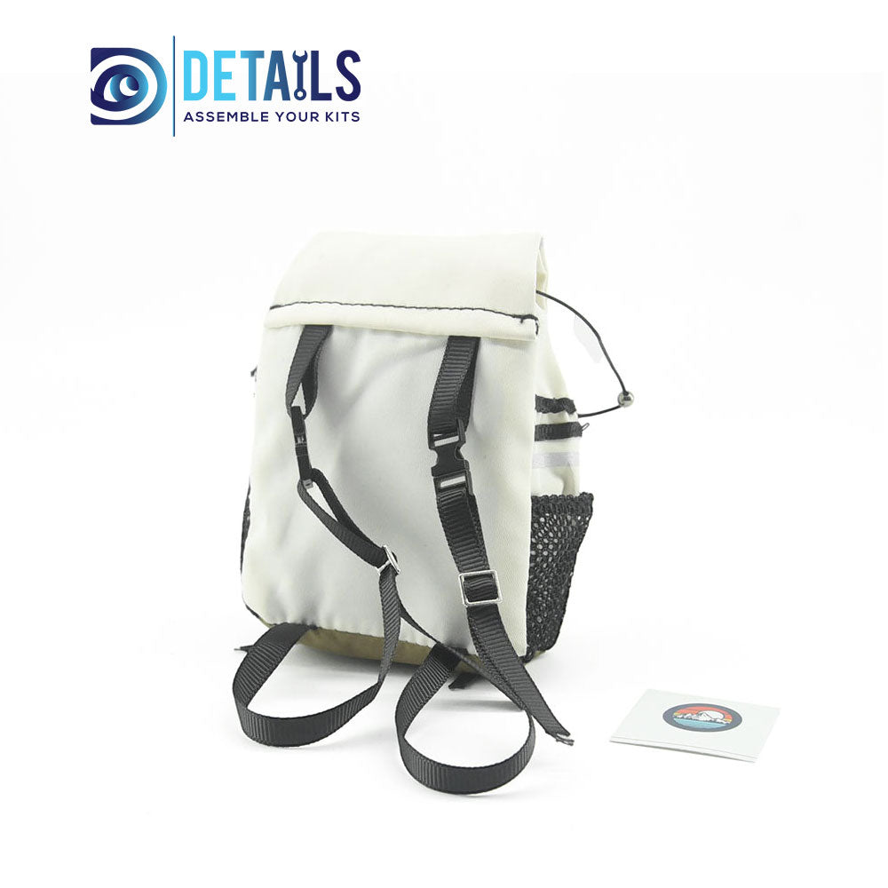Hobby Details 1/10 Scale Piece Backpack Storage Bag Decoration for SCX10 TRX4 RC Crawler Car