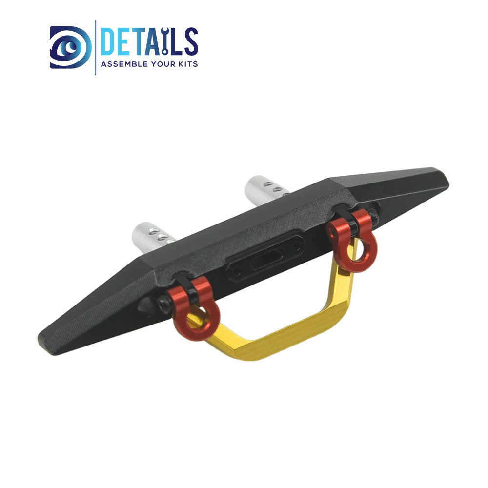 Aluminum Front Bumper for RedCat Ascent18 1/18 Car A: Black Gold B: Black Red