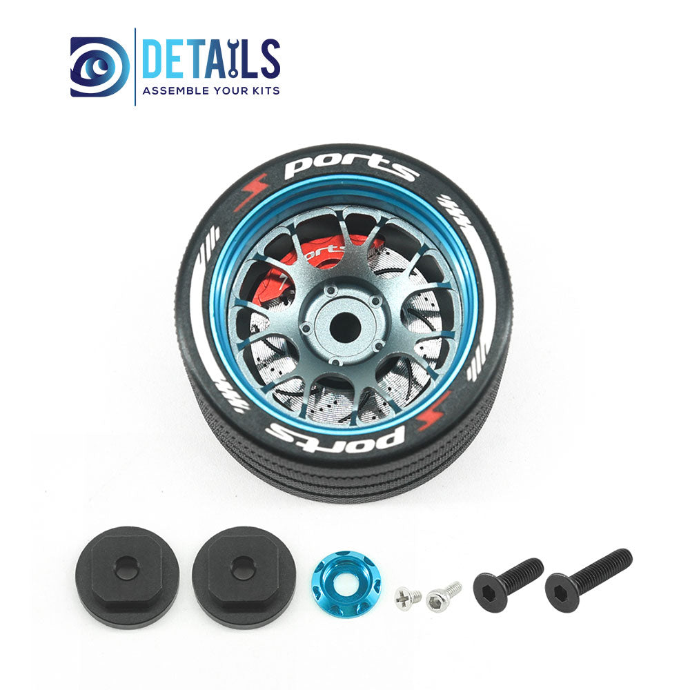 Aluminum RC Transmitter Steering Handwheel for Sanwa/ Futaba/NB4/ 7PX/X9 DTEL01037