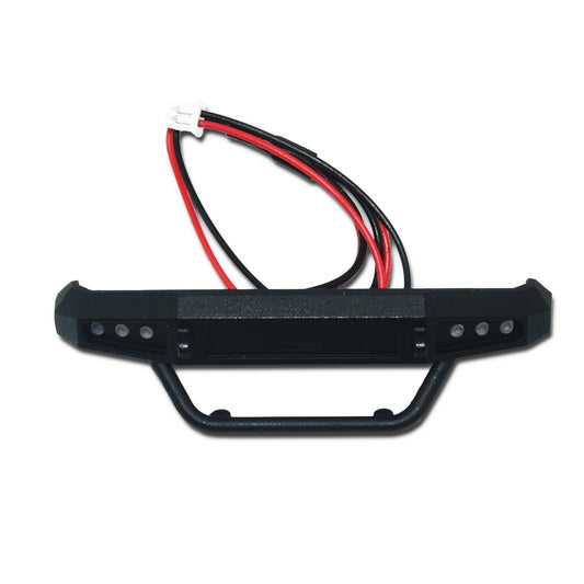 Hobbydetails SCX30 Bumper with White Lights for Bronco