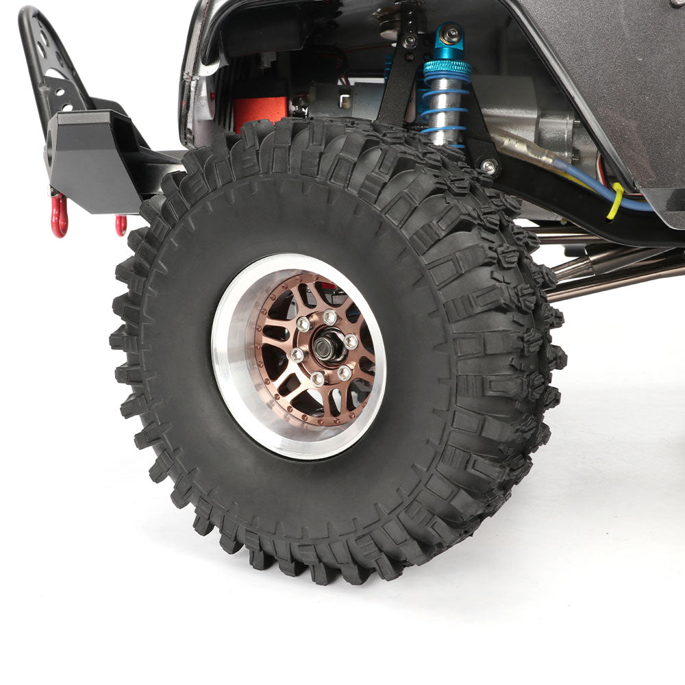 Offset -10mm Aluminum 1.9" Beadlock Wheel Rim for 1/10 RC Crawler SCX10 Pro TRX4 VS4-10 Gen8 TRX6 CAPRA 4pcs/set B
