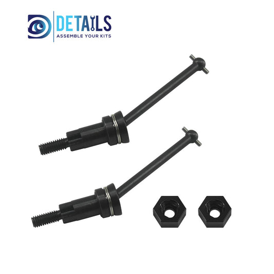 Metal Rear Drive Shaft CVD For ARRMA 1/18 MOJAVE Upgrade Parts 2pcs