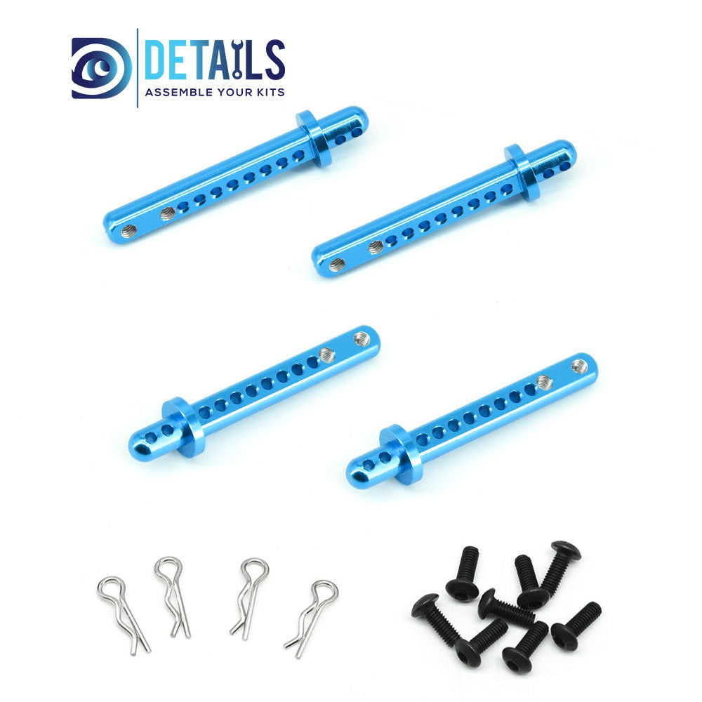 Aluminum Body Mount set  For Tamiya 1/10 TT01