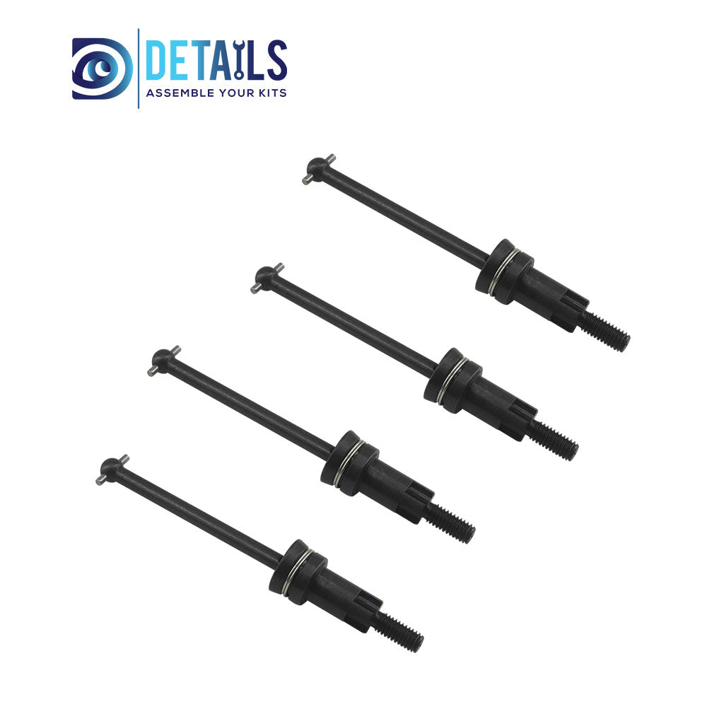 Metal Front&Rear Drive Shaft CVD For ARRMA 1/18 MOJAVE Upgrade Parts 4pcs