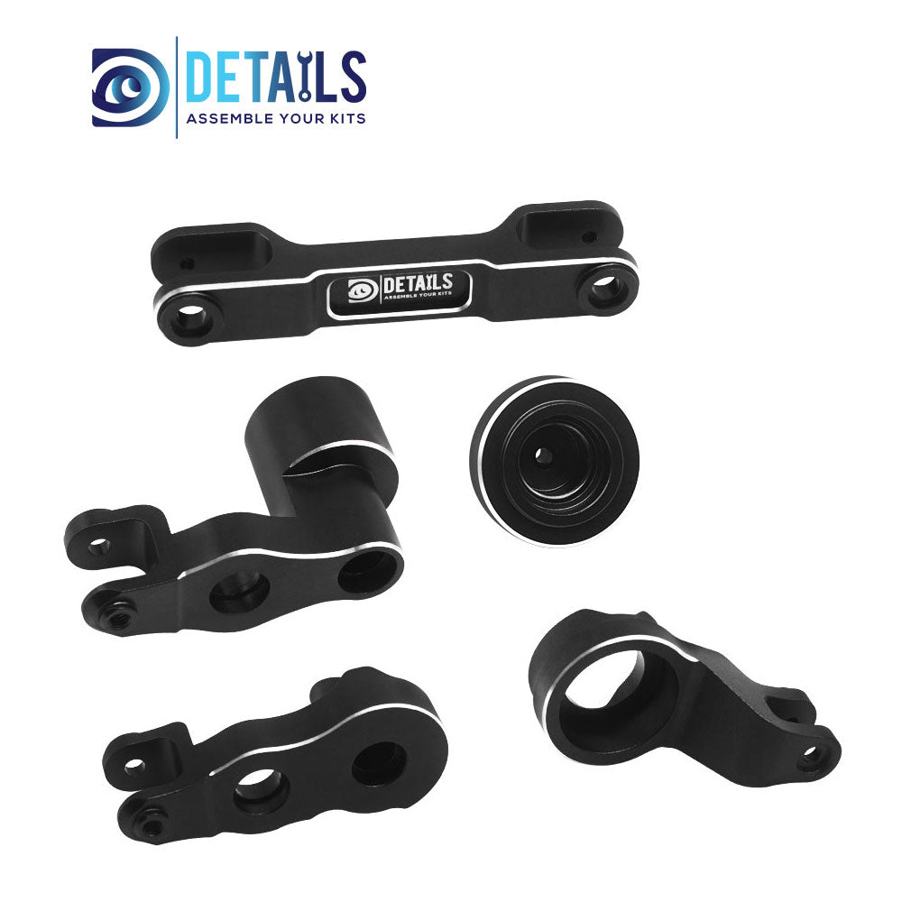 Hobby Details 7075 Aluminum Steering road Set For Traxxas Pro Scale Sand FUNCO Car 5pcs/set