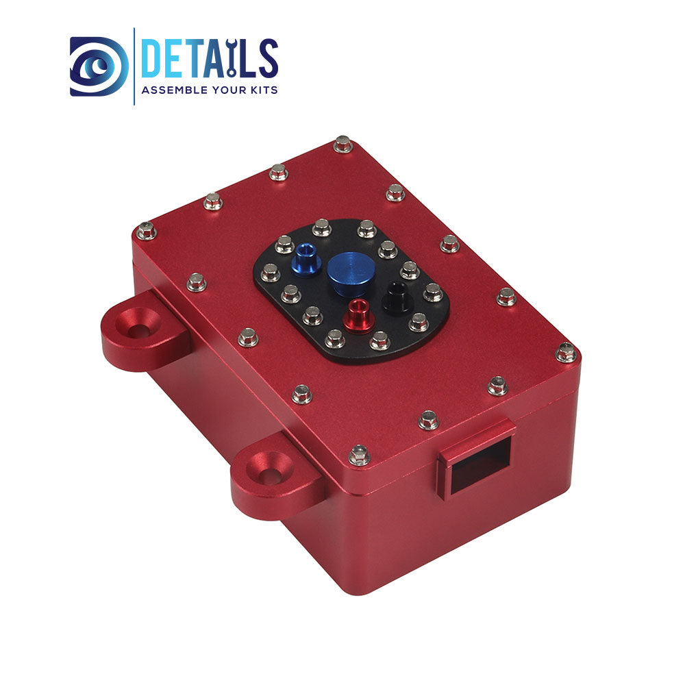 Aluminum CNC Scale Fuel Cell Receiver Box 60*40*26mm