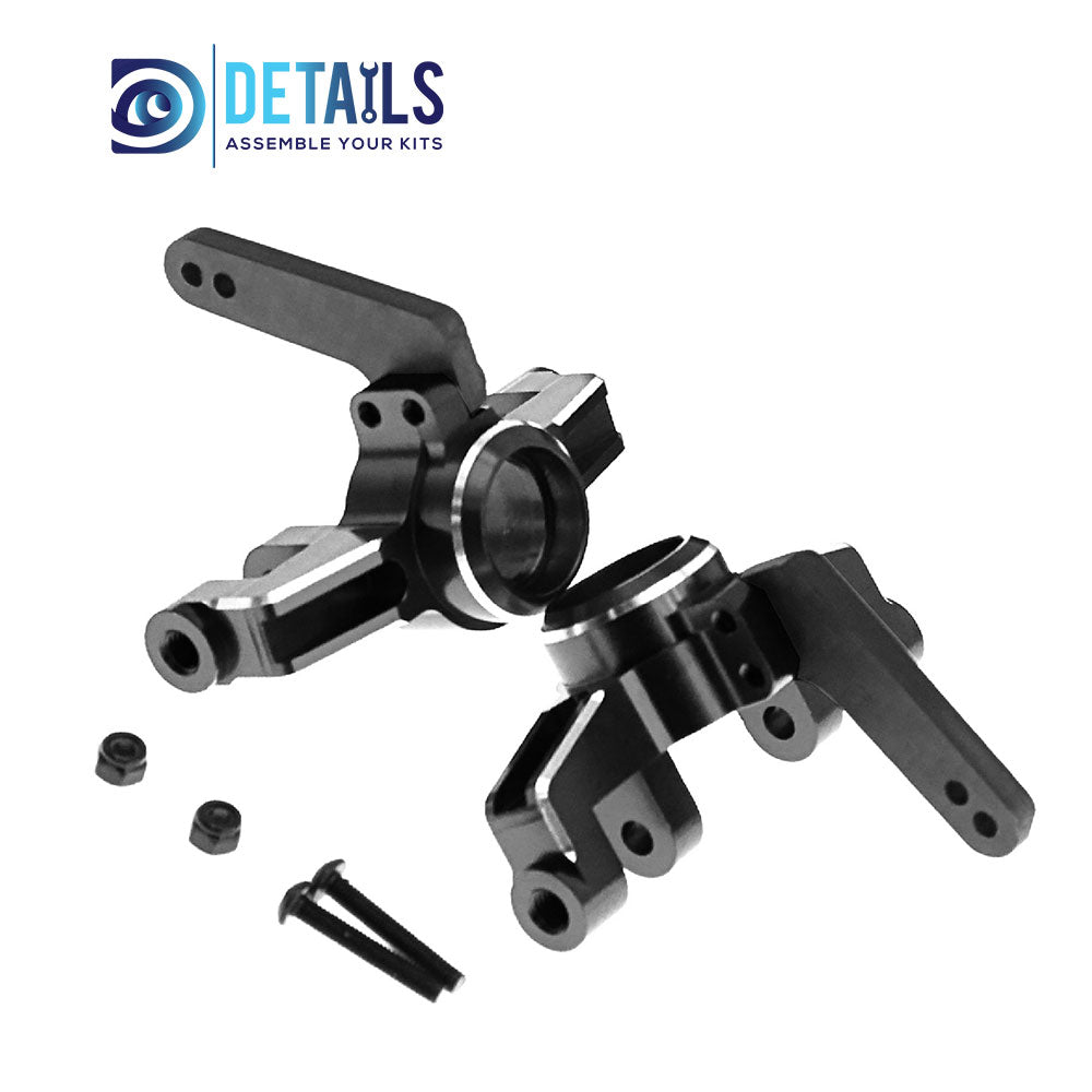 Aluminum and Carbon fiber Front Steering Knuckles for Arrma 1/8 Mojave/1:10 4x4 Kraton Upgrade Parts