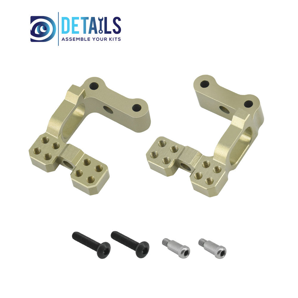 Hobby Details 7075 Aluminum hard oxidation Front C Hubs for Cen Racing 1/8 RC Car Upgrades Parts 2pcs/set