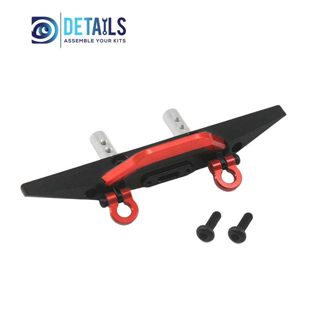 Aluminum Front Bumper for RedCat Ascent18 1/18 Car A: Black Gold B: Black Red