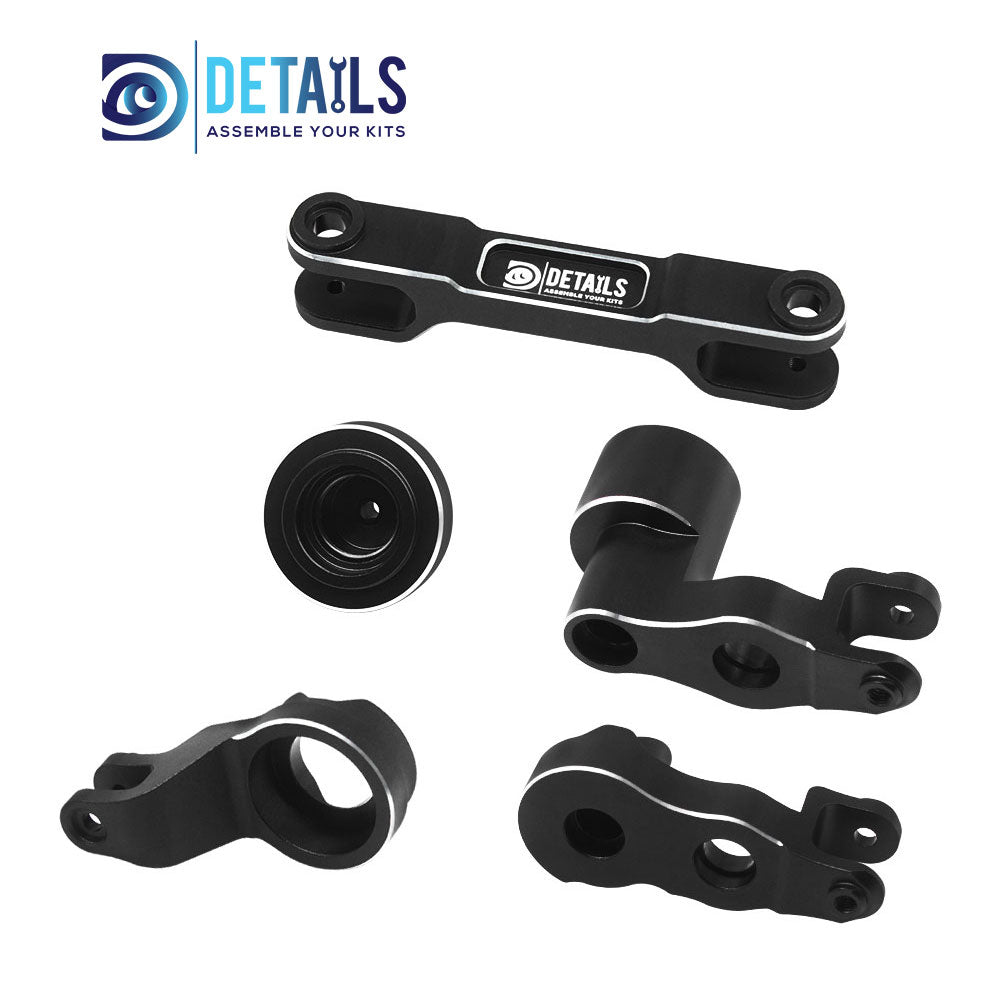 Hobby Details 7075 Aluminum Steering road Set For Traxxas Pro Scale Sand FUNCO Car 5pcs/set