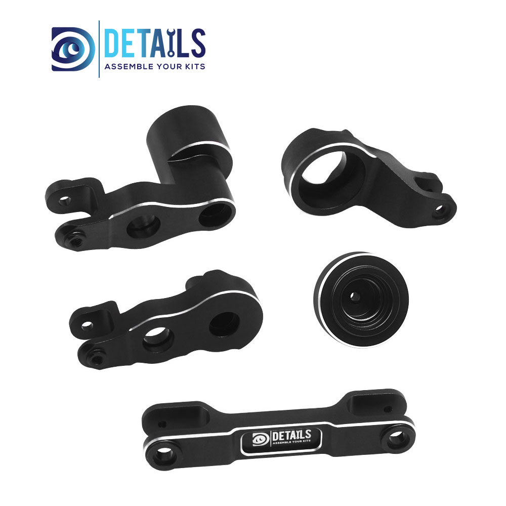 Hobby Details 7075 Aluminum Steering road Set For Traxxas Pro Scale Sand FUNCO Car 5pcs/set
