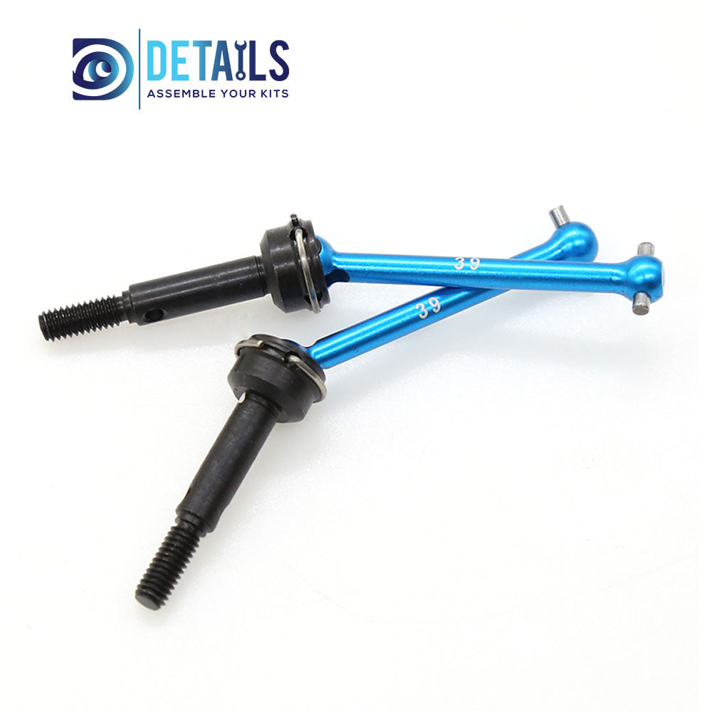 Rear Drive Shaft CVD 54515 54516 39mm for Tamiya XV01 TC01 1/10 RC Car Upgrades Parts