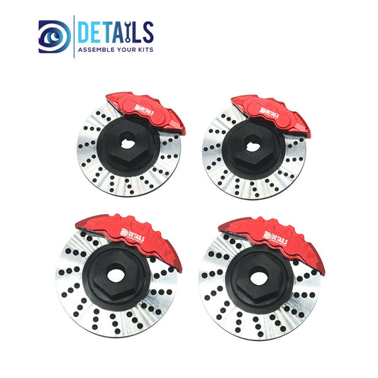 Aluminum Disc Brake Set For TRAXXAS 1/10 4-TEC Drift Ford Mustang 4pcs
