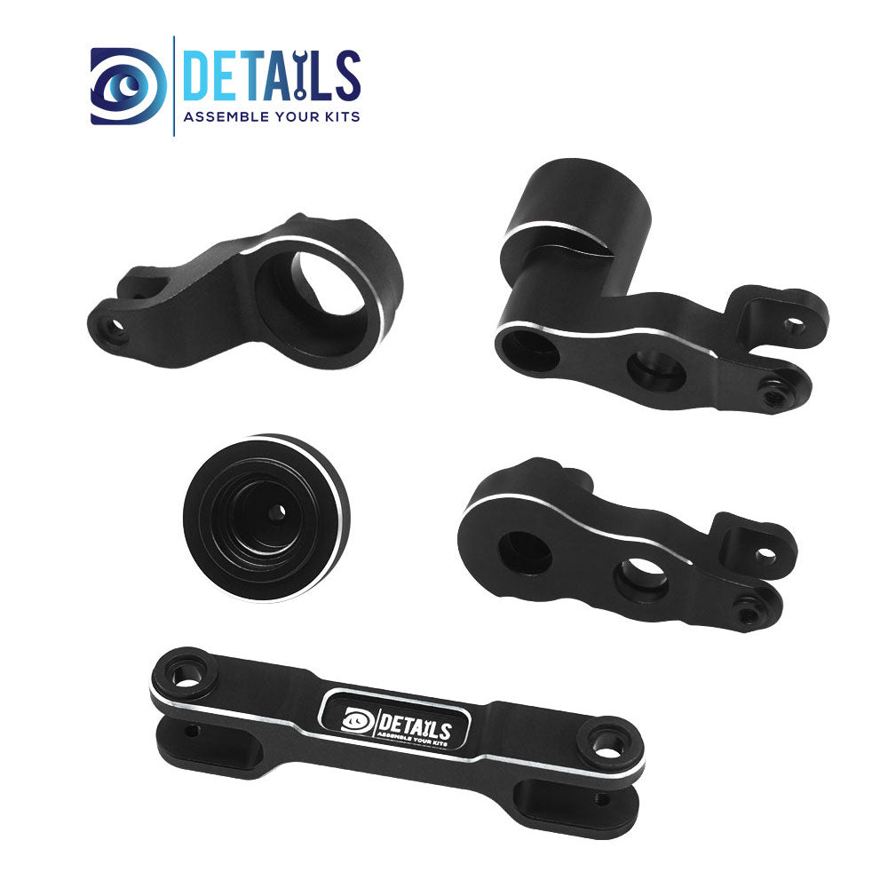 Hobby Details 7075 Aluminum Steering road Set For Traxxas Pro Scale Sand FUNCO Car 5pcs/set