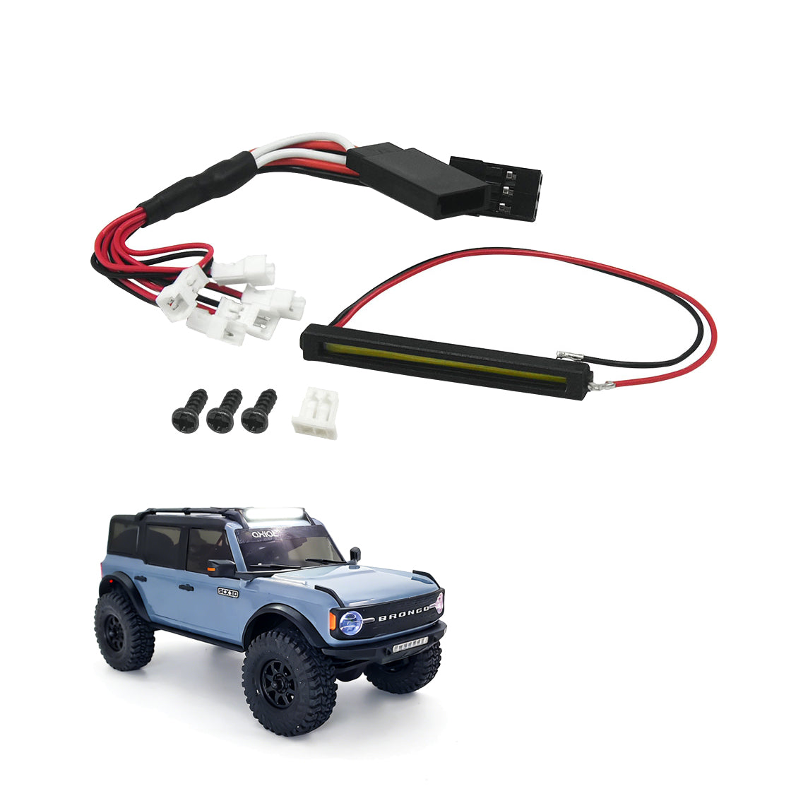 Hobby Details SCX30  Straight  Light Bar for Bronco