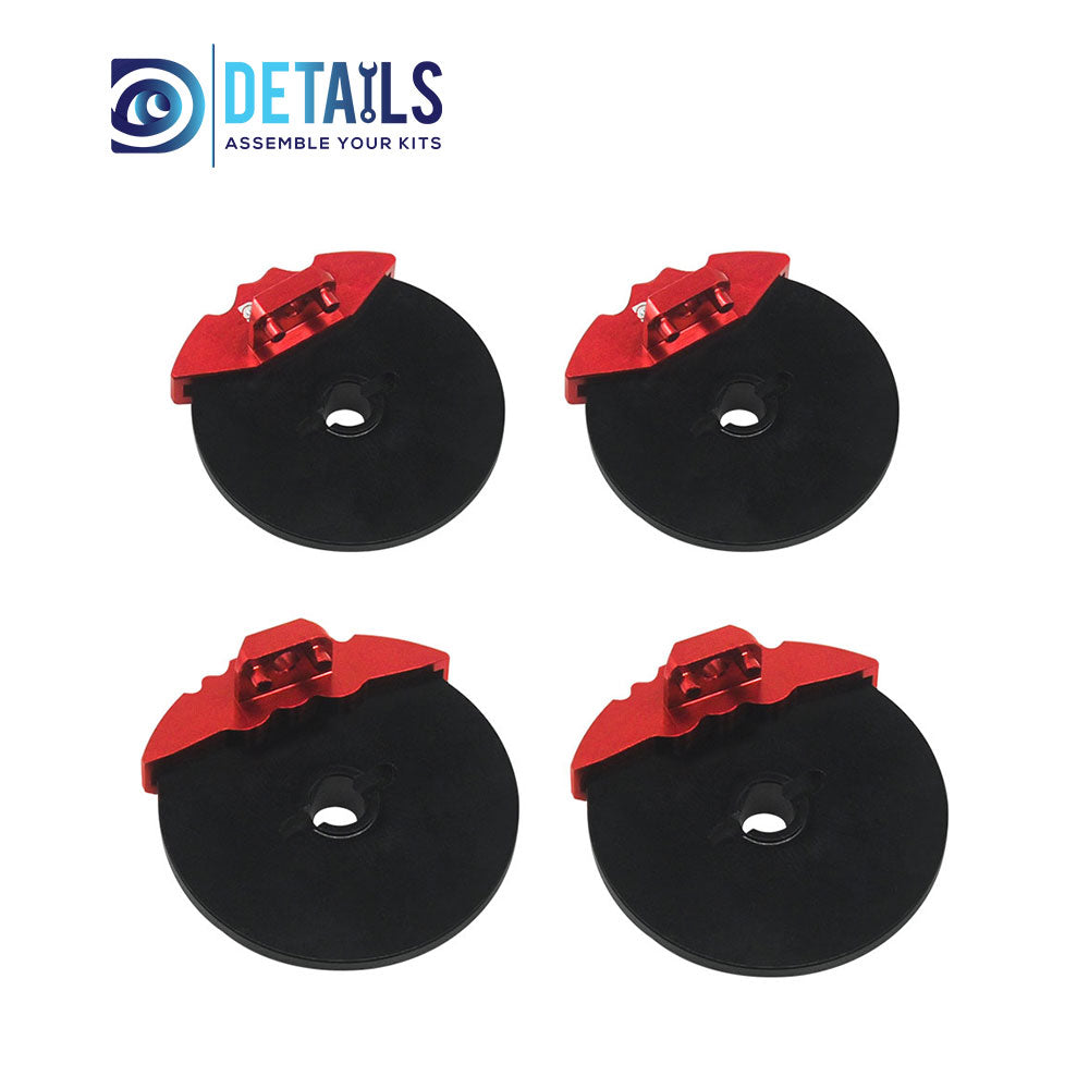 Aluminum Disc Brake Set For TRAXXAS 1/10 4-TEC Drift Ford Mustang 4pcs