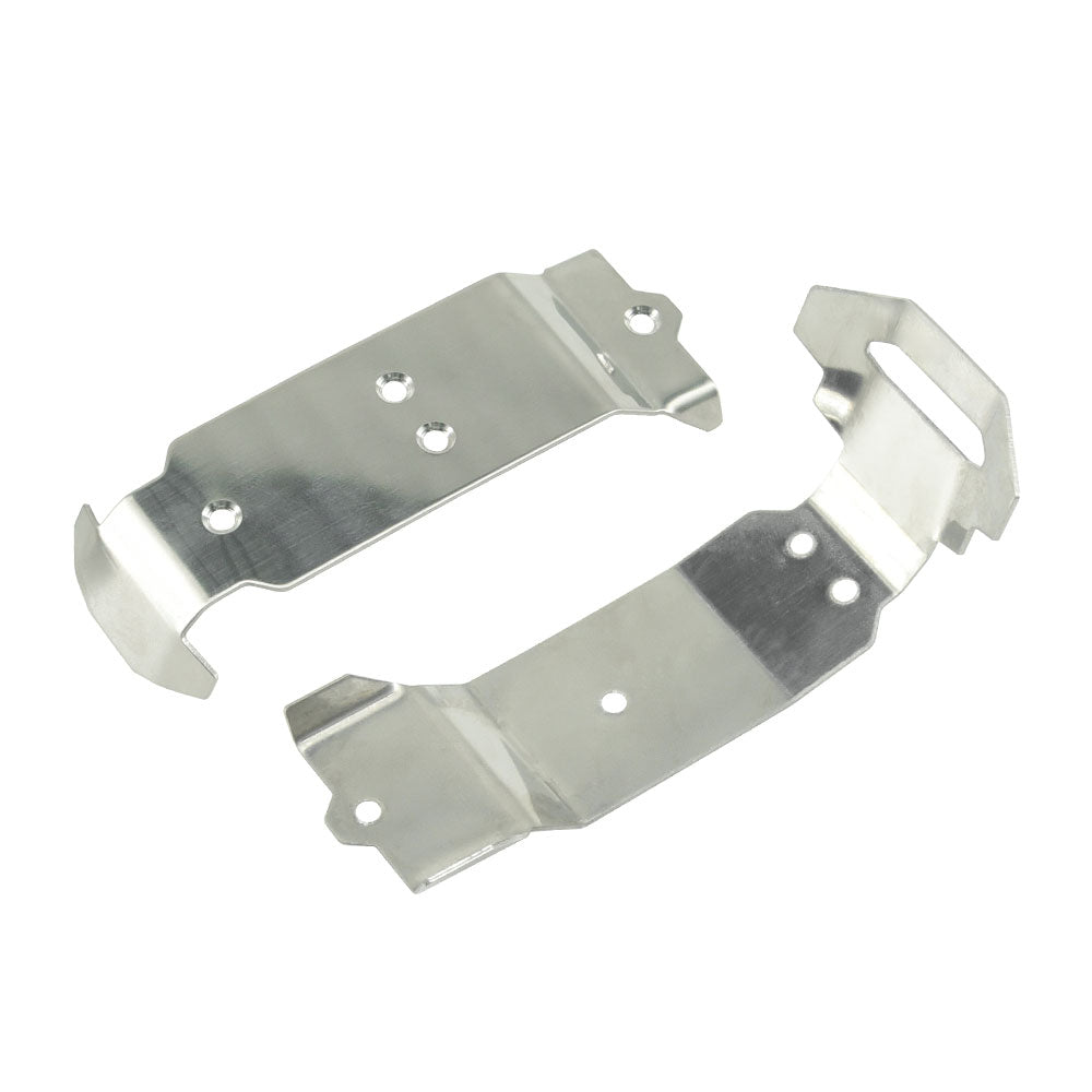 Hobby Details Stainless Steel Chassis Armor Skid Plate For TRX MINI MAXX BL-2s 4WD Brushless Monster Truck 107154-1 Upgrade Parts