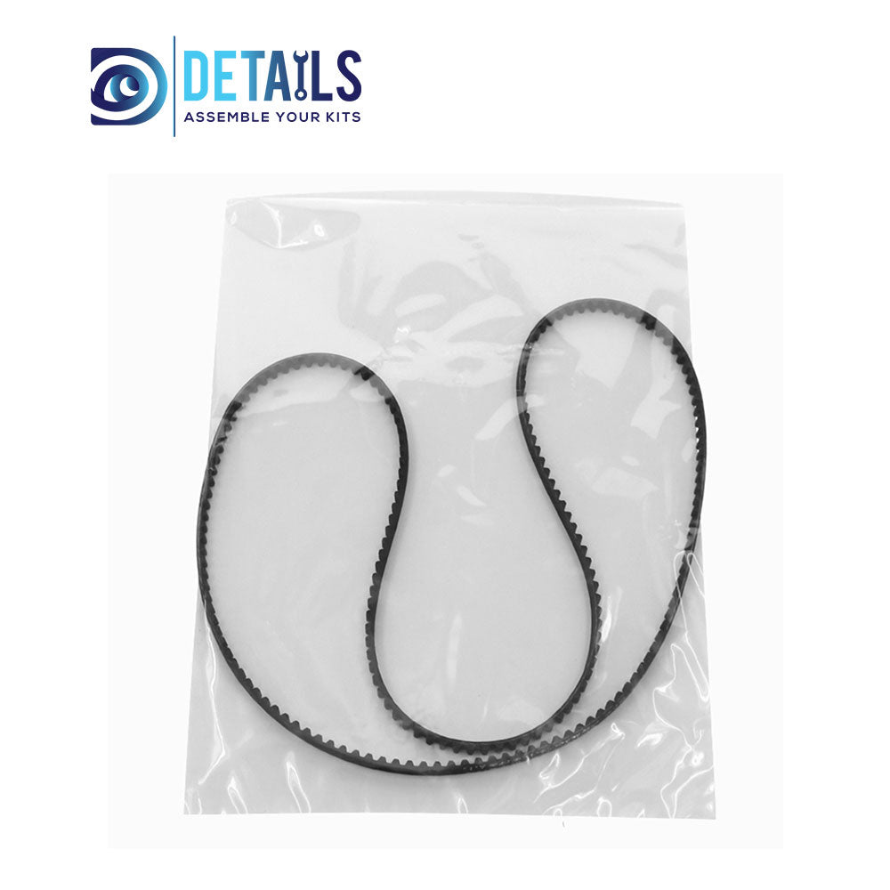 Glass fiberClosed Loop Rubber Timing Belt Pitch Synchronous Belt for Tamiya XV01 TC01 1/10 RC Car Upgrades Parts