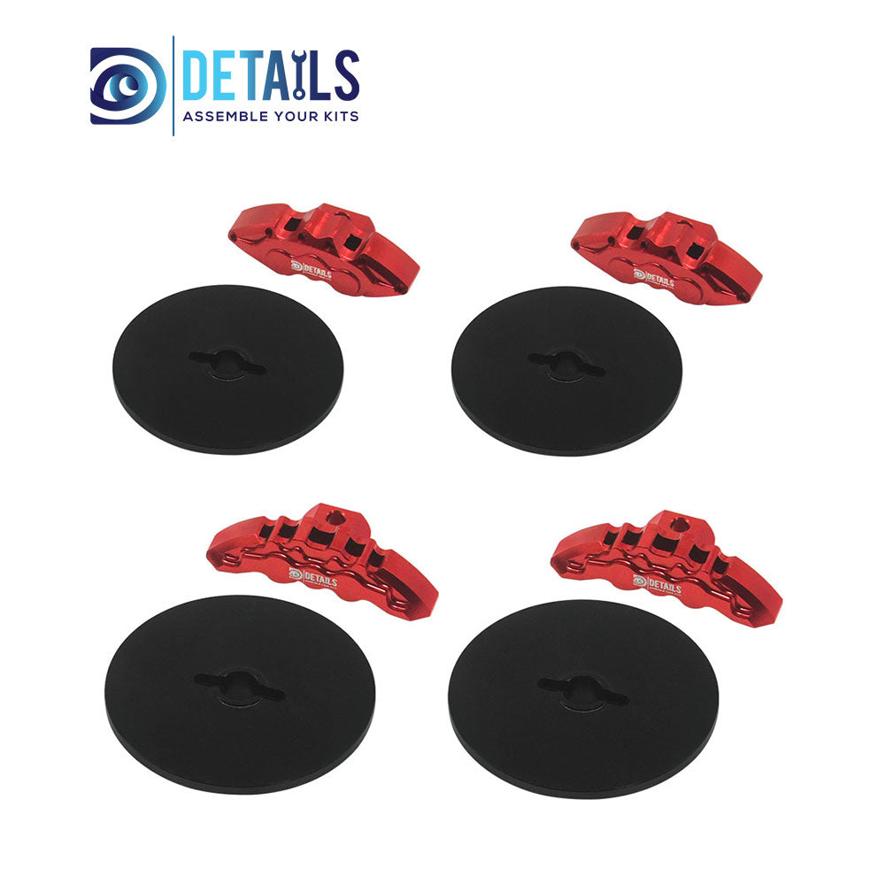 Aluminum Disc Brake Set For TRAXXAS 1/10 4-TEC Drift Ford Mustang 4pcs