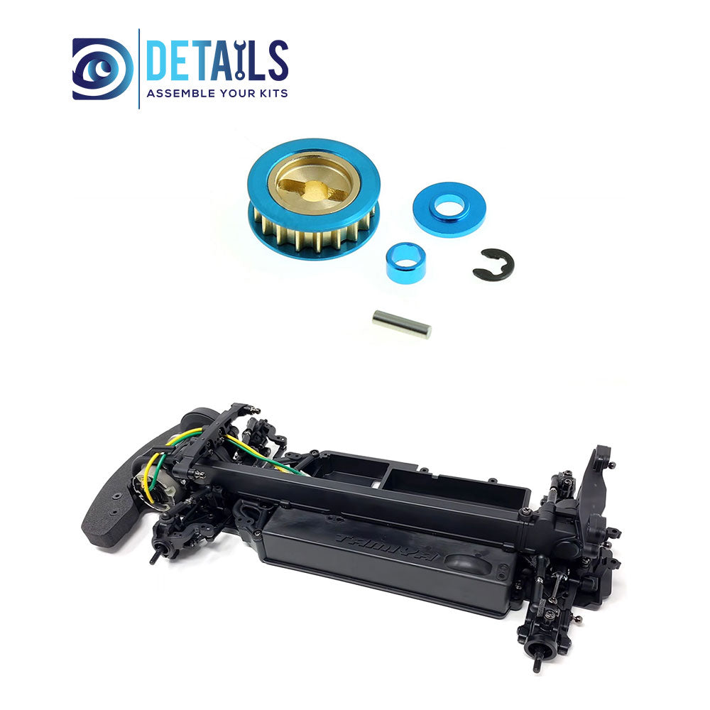 Metal Pulley 18T 300054450 for Tamiya XV-01 XV01 TA06 1/10 RC Car Upgrades Parts