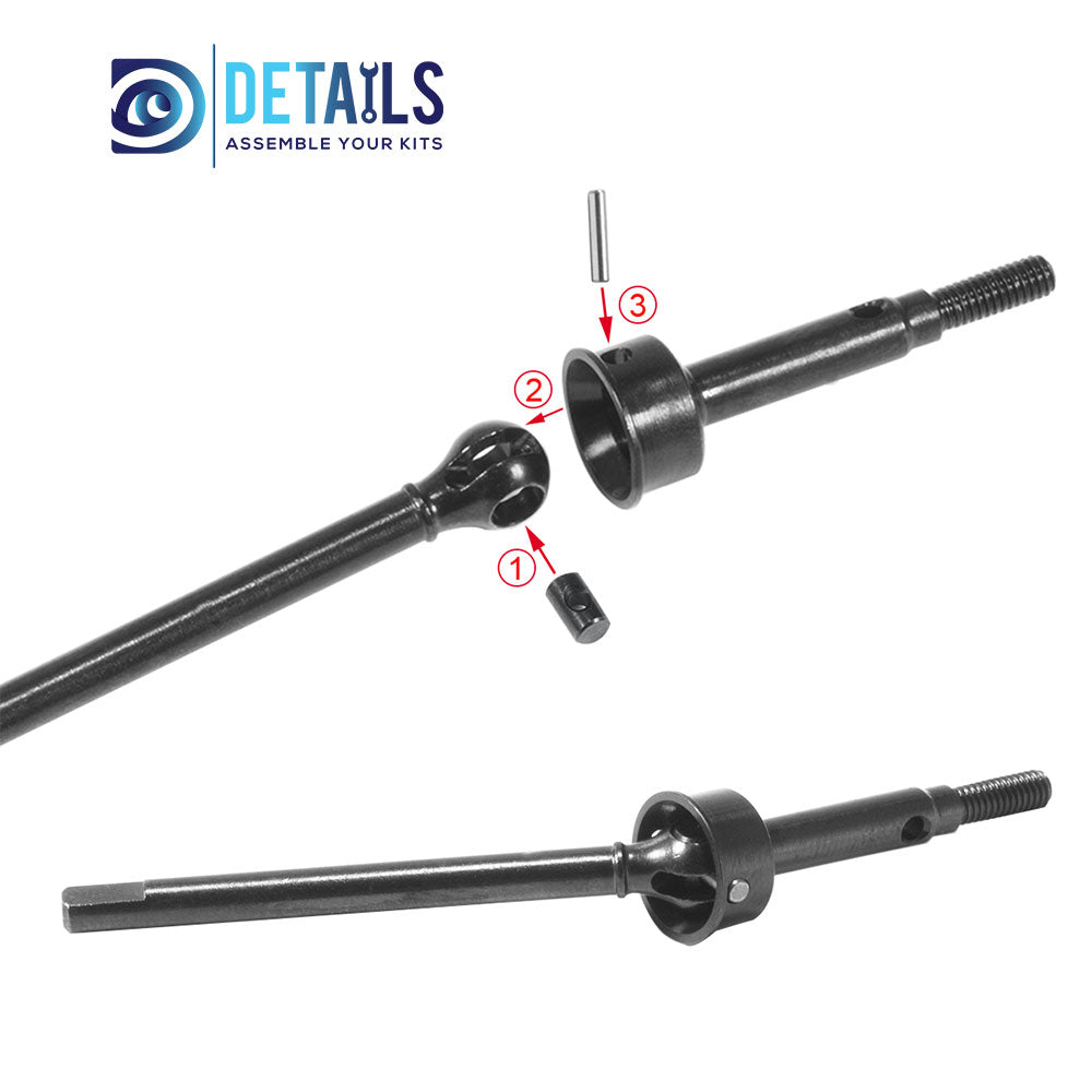 Metal Front CVD for TRX-4M 1/18 Car 2pcs/set