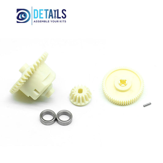 Nylon Front Rear Diff Gear Set For Tamiya 1/10 TT01 3pcs/set
