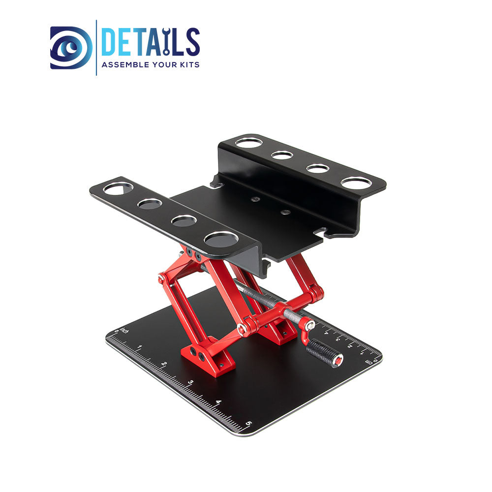 Aluminum 1/8 1/10 1/16 Adjustable RC Car Stand For Rc Car Repair Assembly Display 60-140mm