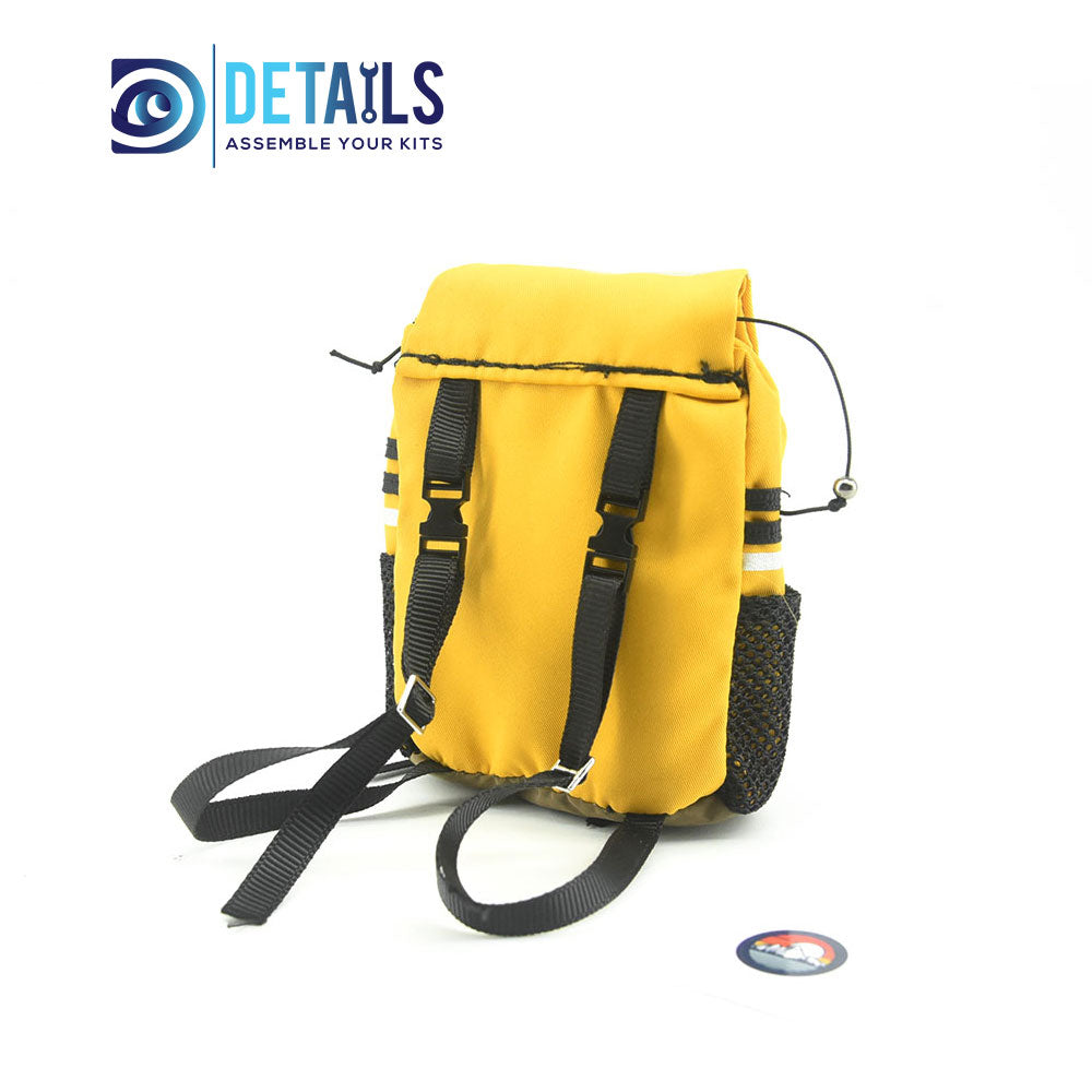 Hobby Details 1/10 Scale Piece Backpack Storage Bag Decoration for SCX10 TRX4 RC Crawler Car