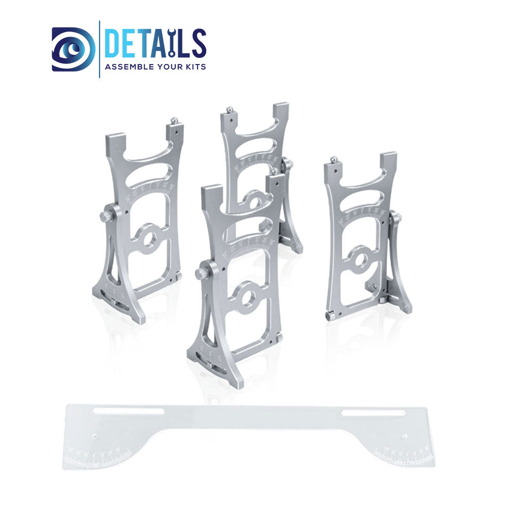 1/8 Off Road Buggy Chassis Setup System A: Black B: Silver