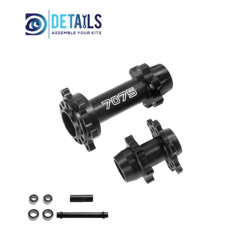 7075 Aluminum Front Rear WheelAxle Shaft for LOSI 1/4 Promoto MX Motorcycle