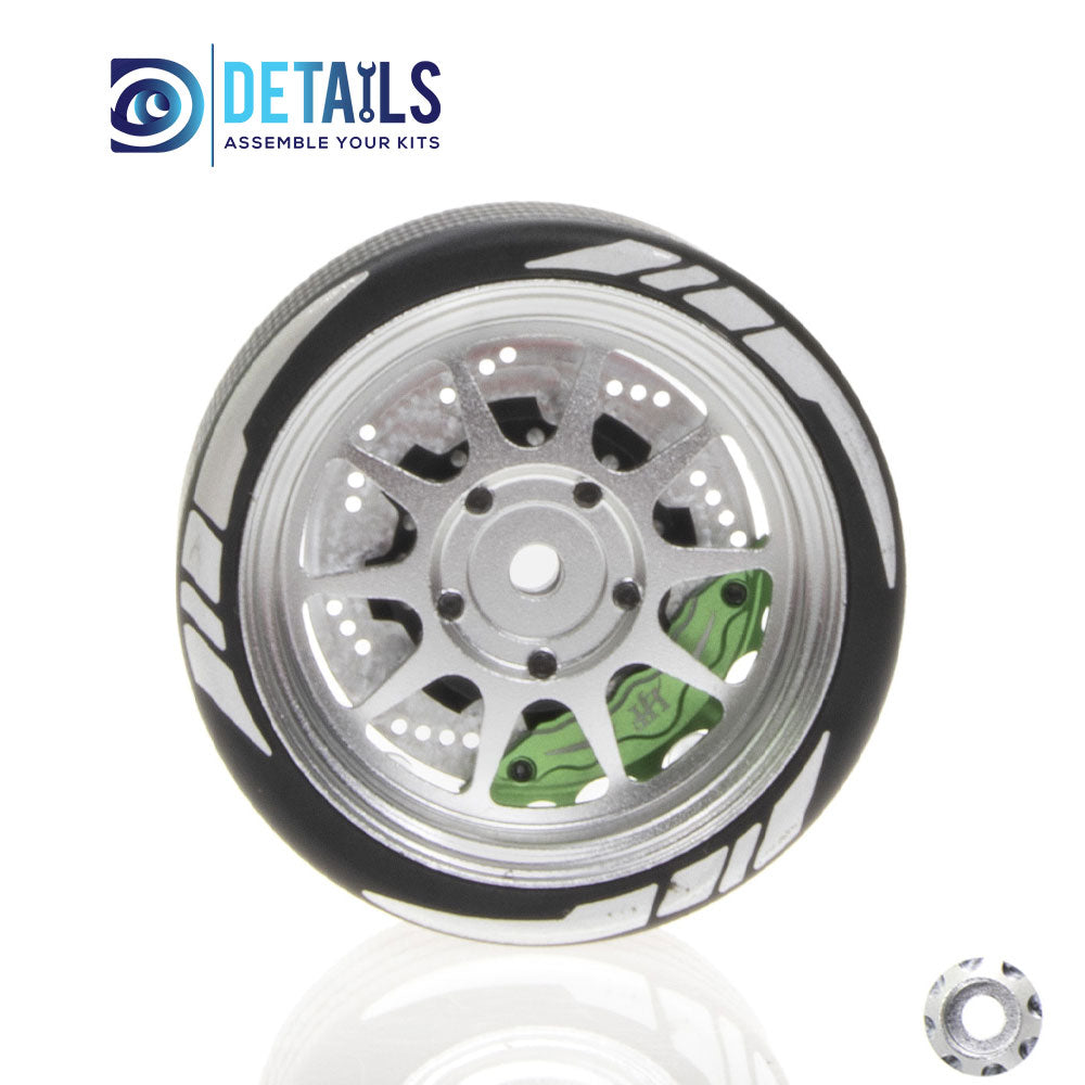 Metal RC Transmitter Steering Handwheel for FlySky NB4 SANWA MT4 FUTABA 3PV WFLY X9