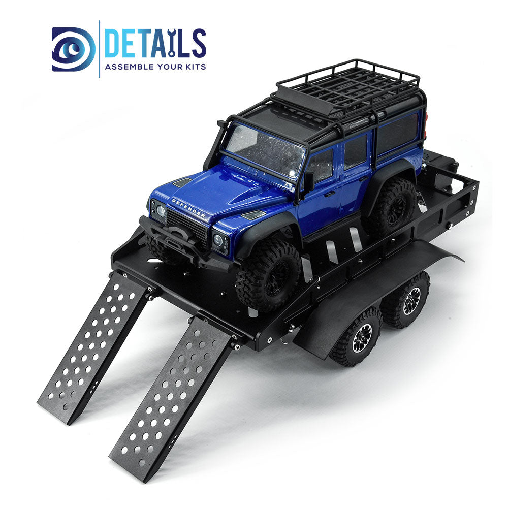 Hobby Details Quality 1/16 1/18 Trailer with LED Lights