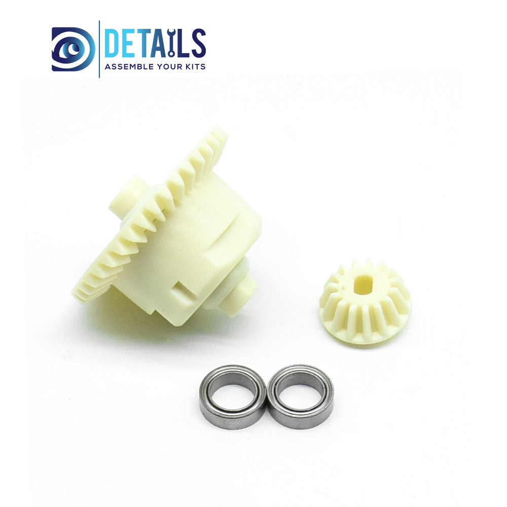 Nylon Front Rear Diff Gear Set For Tamiya 1/10 TT01 2pcs/set