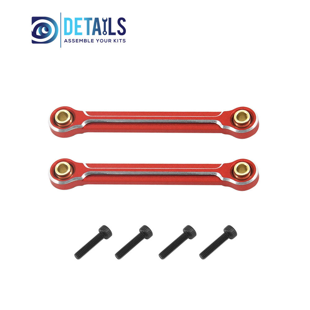 Aluminum Steering Set Steering&amp;Rods Set For ARRMA 1/18 GRANITE GROM &nbsp;Upgrade Parts 2pcs