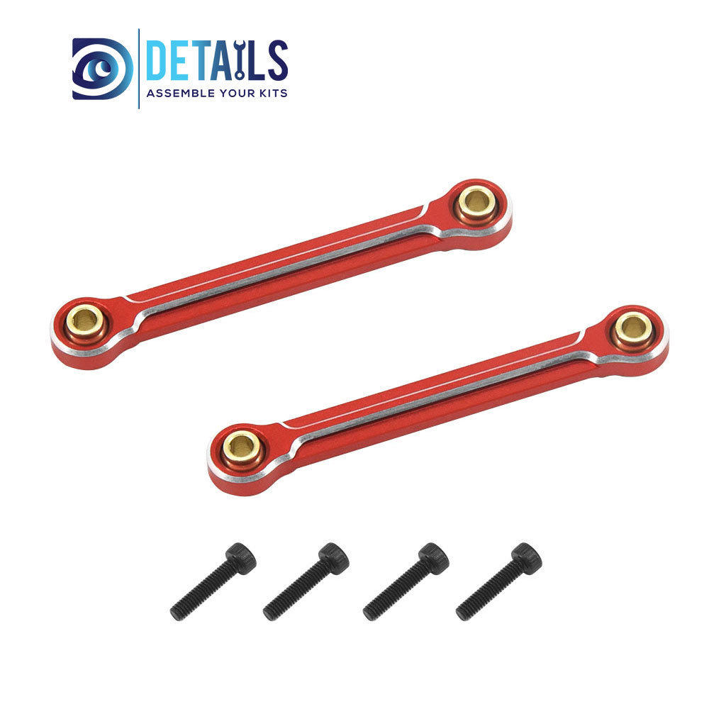 Aluminum Steering Set Steering&Rods Set For ARRMA 1/18 MOJAVE Upgrade Parts 2pcs