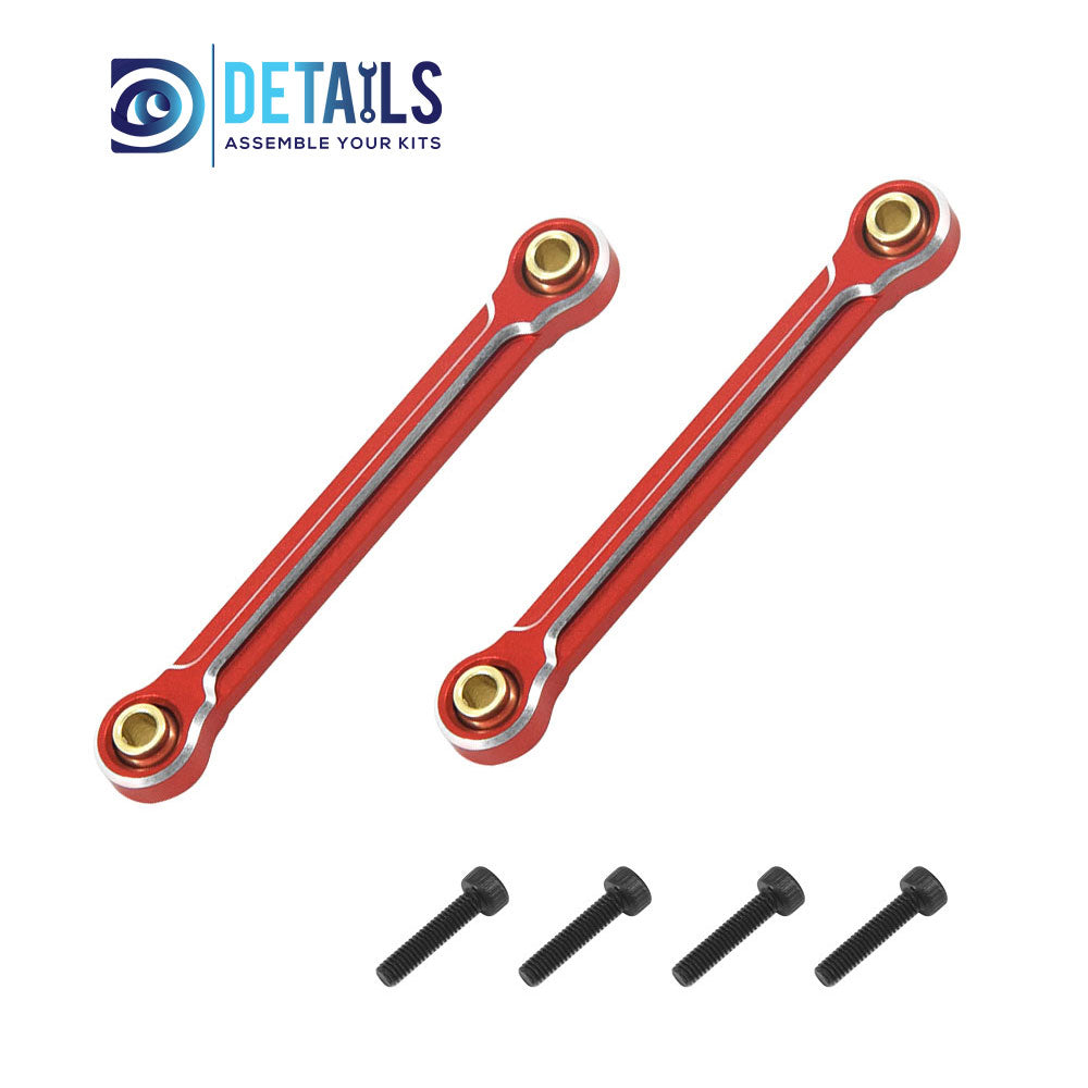 Aluminum Steering Set Steering&amp;Rods Set For ARRMA 1/18 GRANITE GROM &nbsp;Upgrade Parts 2pcs