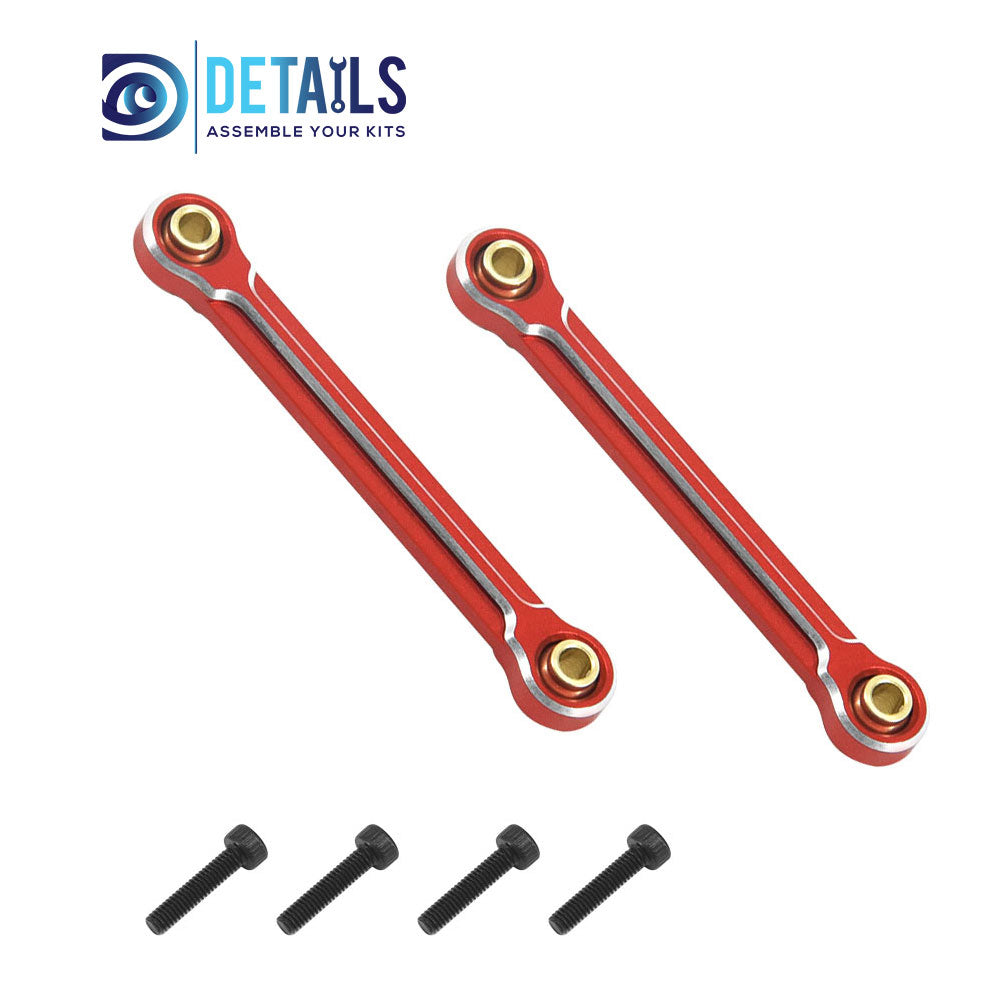 Aluminum Steering Set Steering&Rods Set For ARRMA 1/18 MOJAVE Upgrade Parts 2pcs