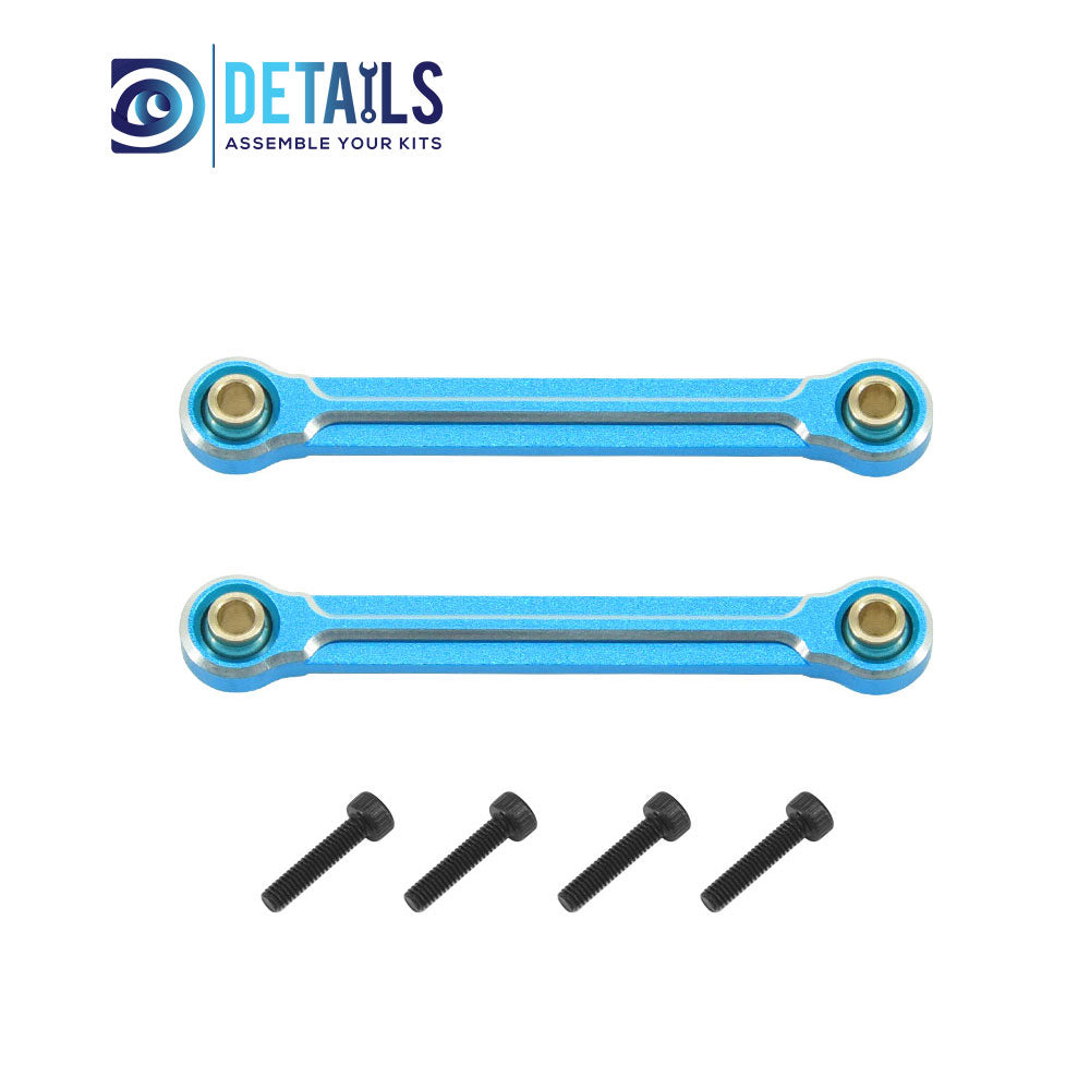 Aluminum Steering Set Steering&Rods Set For ARRMA 1/18 MOJAVE Upgrade Parts 2pcs