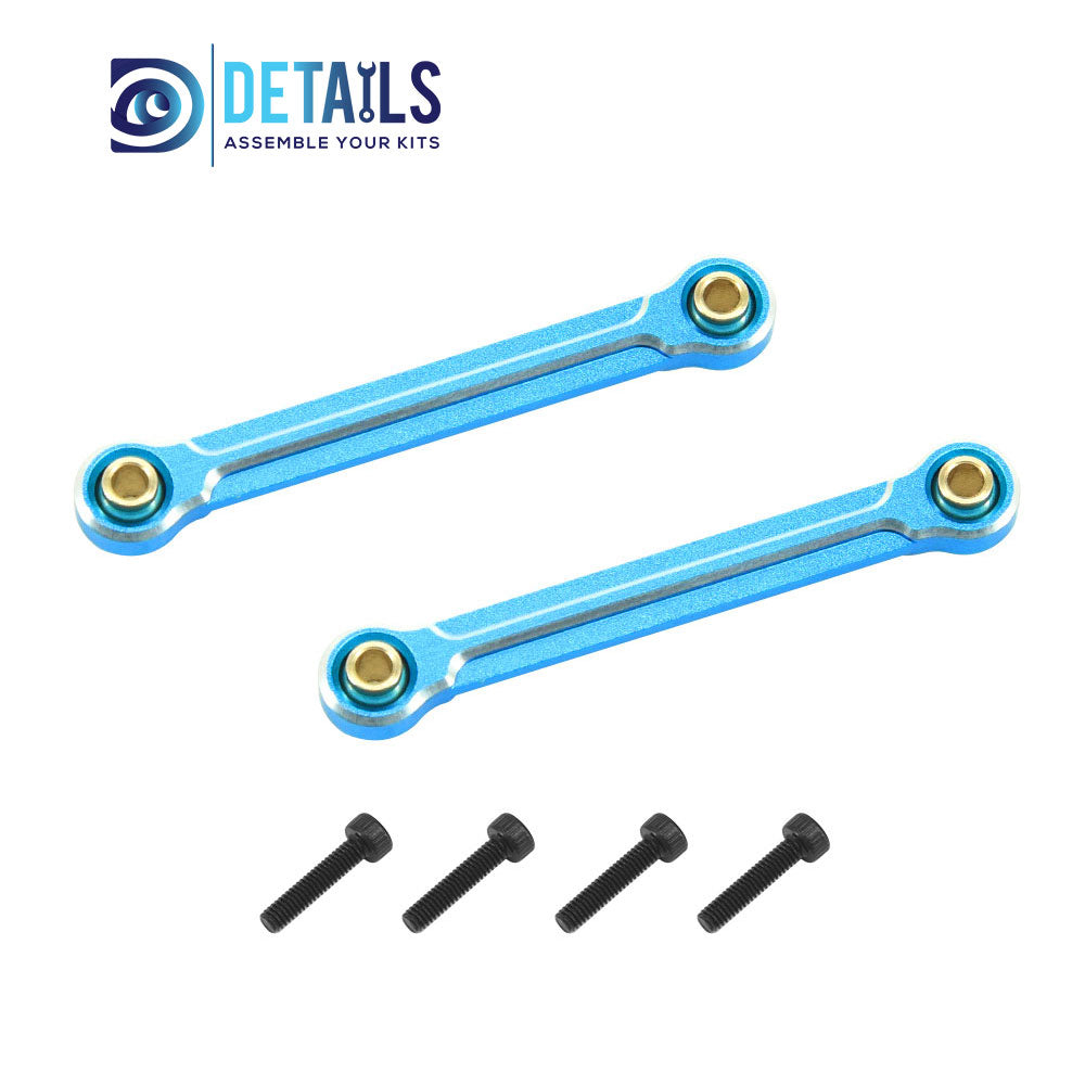 Aluminum Steering Set Steering&amp;Rods Set For ARRMA 1/18 GRANITE GROM &nbsp;Upgrade Parts 2pcs