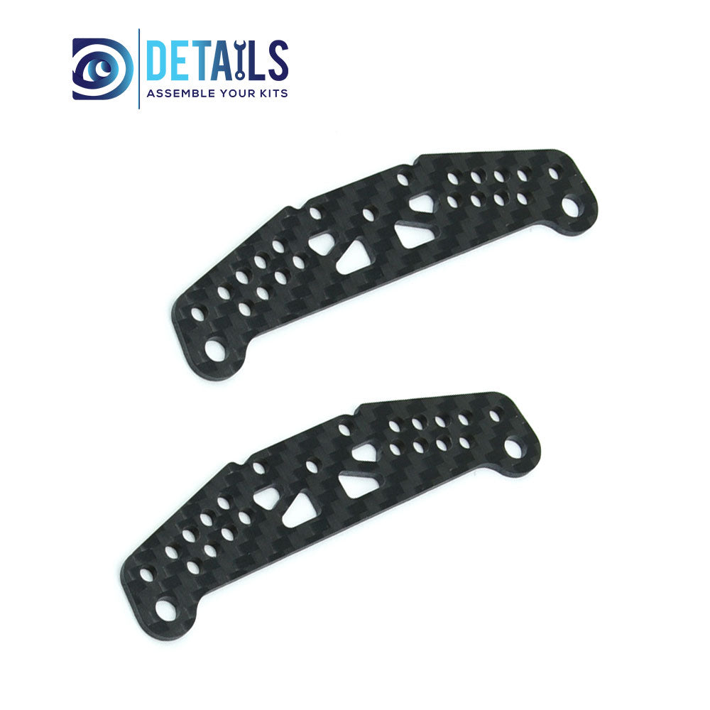 Carbon Fiber Front&Rear  Shock Tower Damper Stay  for Tamiya 1/10 TT01 2pcs/set
