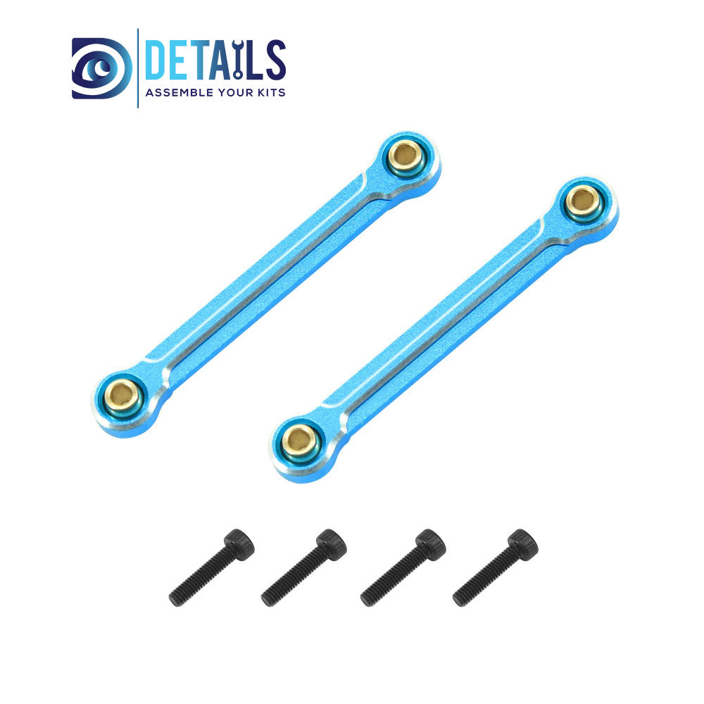 Aluminum Steering Set Steering&amp;Rods Set For ARRMA 1/18 GRANITE GROM &nbsp;Upgrade Parts 2pcs