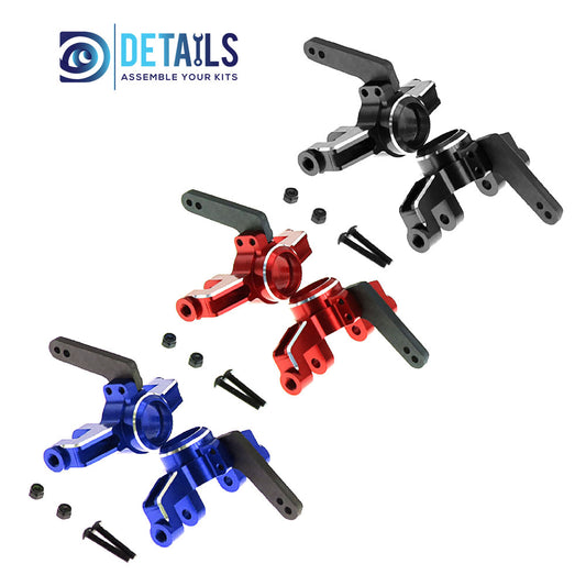 Aluminum and Carbon fiber Front Steering Knuckles for Arrma 1/8 Mojave/1:10 4x4 Kraton Upgrade Parts