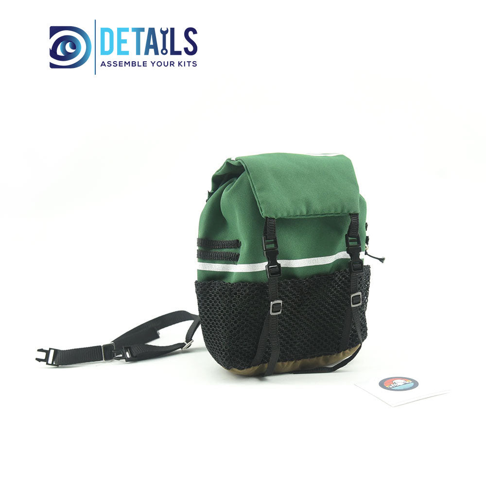 Hobby Details 1/10 Scale Piece Backpack Storage Bag Decoration for SCX10 TRX4 RC Crawler Car