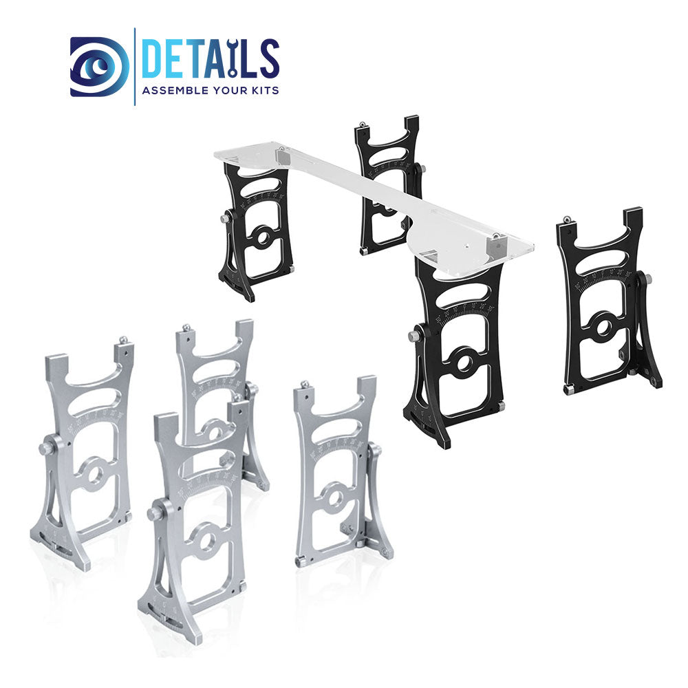 1/8 Off Road Buggy Chassis Setup System A: Black B: Silver