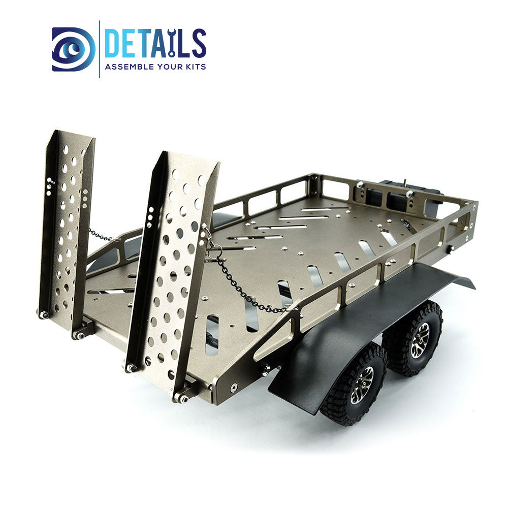 Hobby Details Quality 1/16 1/18 Trailer with LED Lights