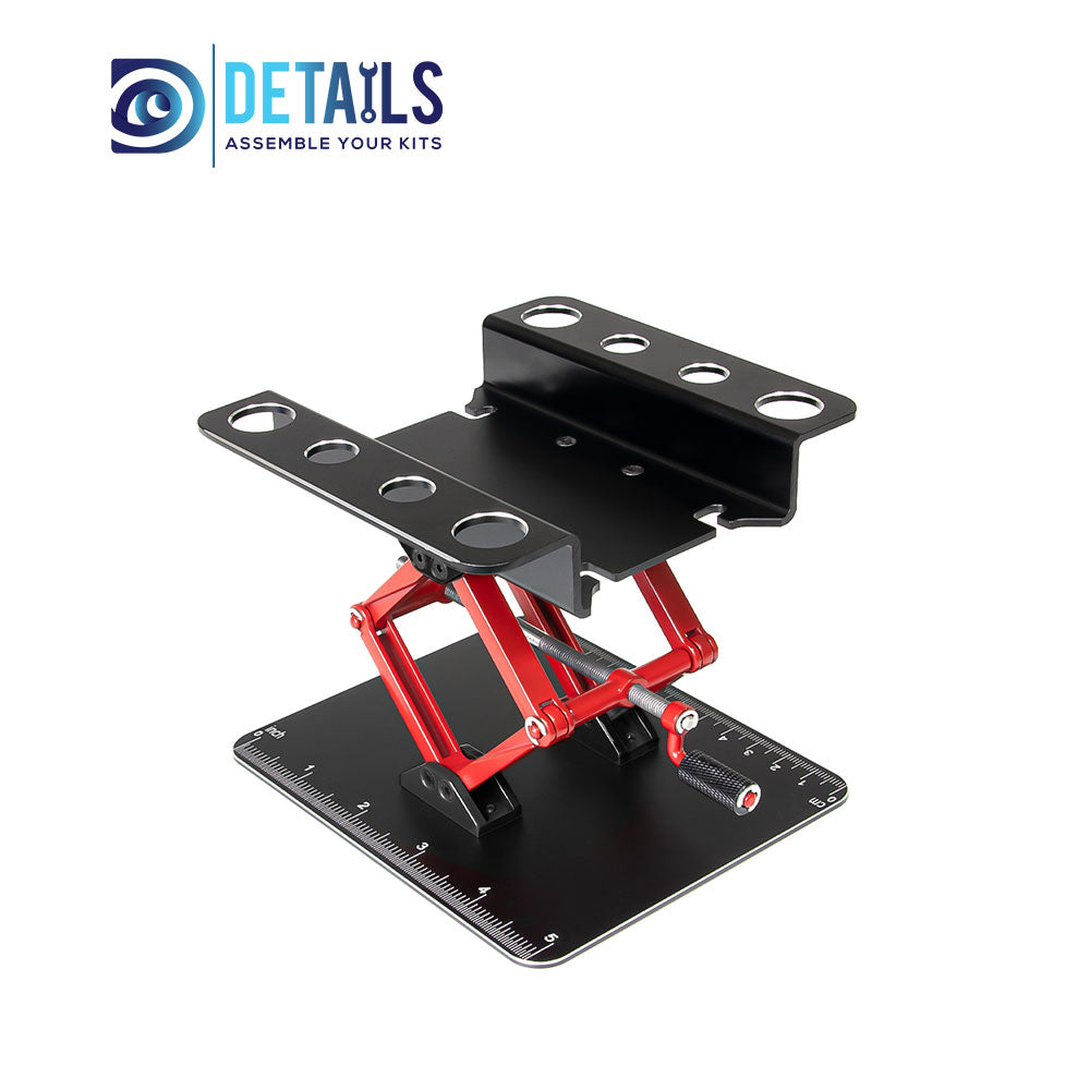 Aluminum 1/8 1/10 1/16 Adjustable RC Car Stand For Rc Car Repair Assembly Display 60-140mm