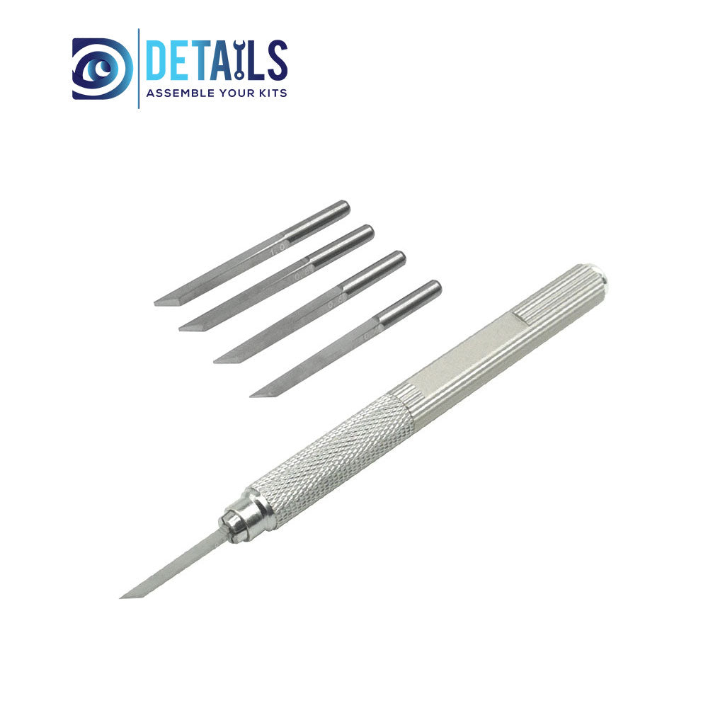 Hobby Details Tungsten steel carving knife tool 0.2/0.4/0.6/0.8/1.0mm