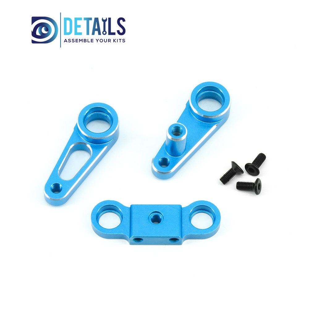Hobby Details Aluminum Steering Set Steering&Rods Set for Tamiya BBX BBX01 Upgrades Parts