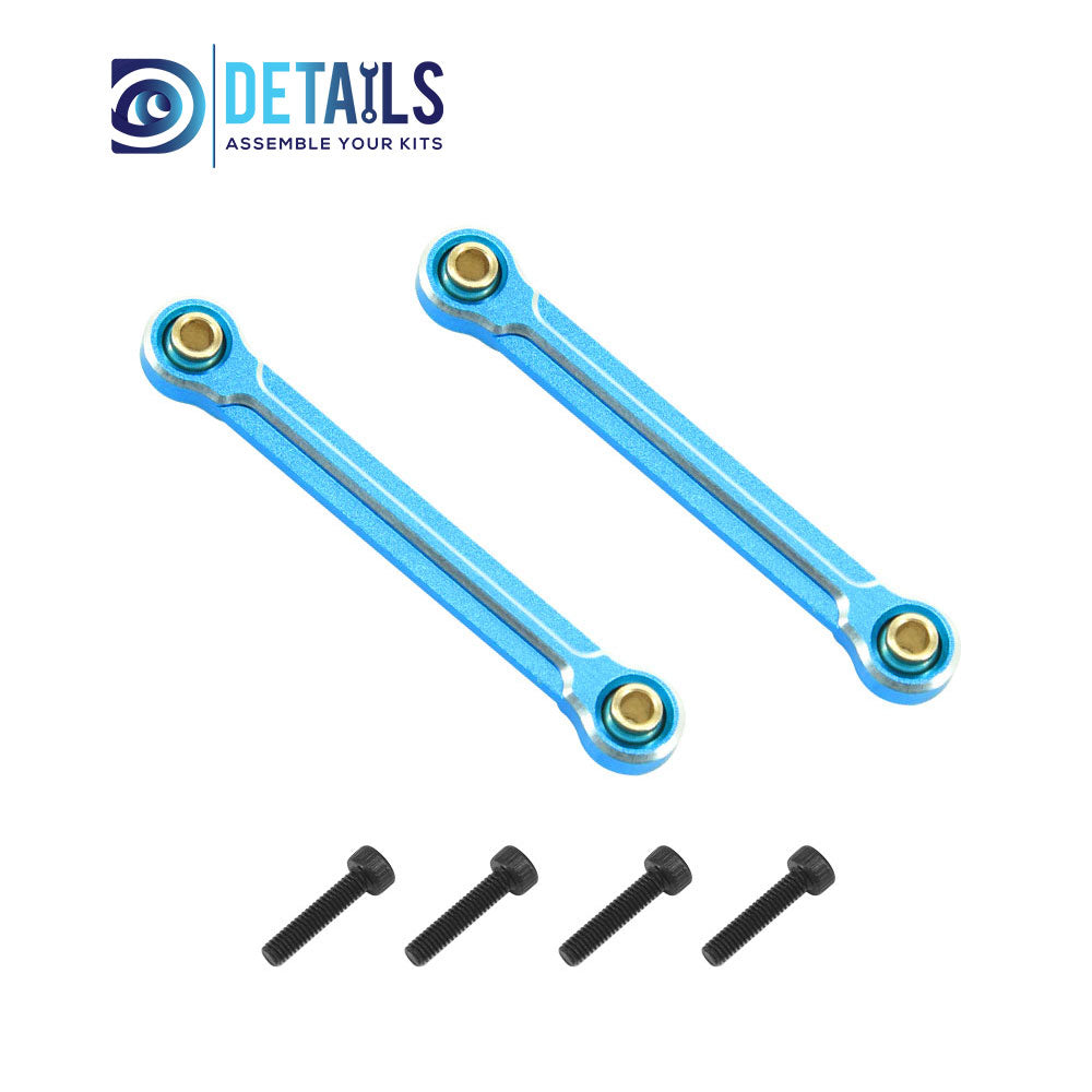 Aluminum Steering Set Steering&Rods Set For ARRMA 1/18 MOJAVE Upgrade Parts 2pcs