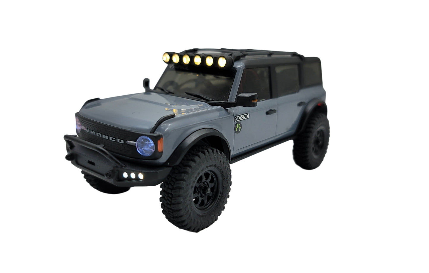 Hobbydetails Round Roof Light for SCX30 Bronco